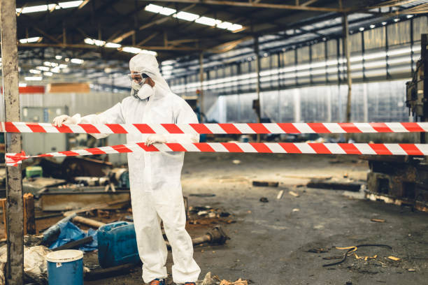 Professional Infectious Disease Decontamination technician working in Stratham, NH
